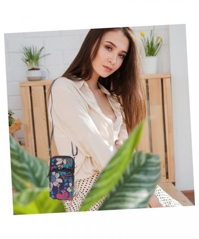 2pcs Printed Mobile Phone Bag Messenger Bag for Women Crossbody Mini Phones Satchel Purse Crossbody Bags Bluex5pcs $21.21 Sat...