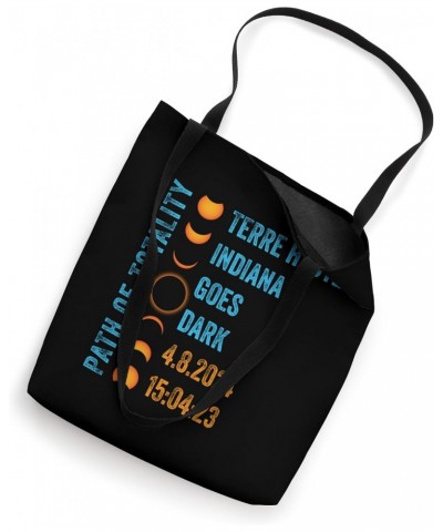 Terre Haute Indiana Total Solar Eclipse 2024 Souvenir Tote Bag $12.69 Totes