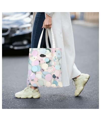 Terrazzo Marble Pastel print Casual Handbags,Women Tote Bag,Big Capacity Shopping Shoulder Bag,eusable Grocery Bags Terrazzo ...