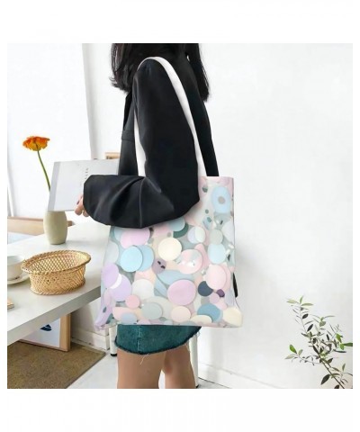 Terrazzo Marble Pastel print Casual Handbags,Women Tote Bag,Big Capacity Shopping Shoulder Bag,eusable Grocery Bags Terrazzo ...