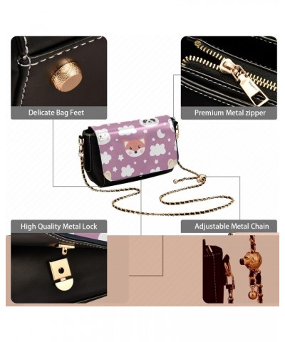 Adorable Bears Design Stylish Leather Clamshell Crossbody Handbag with Detachable Adjustable shoulder strap $21.19 Crossbody ...