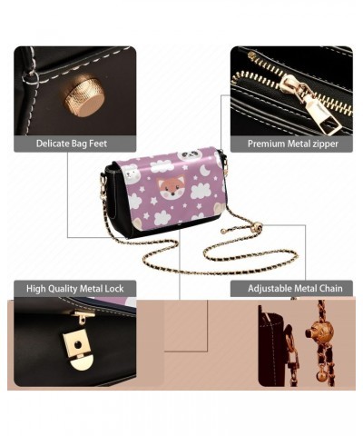 Adorable Bears Design Stylish Leather Clamshell Crossbody Handbag with Detachable Adjustable shoulder strap $21.19 Crossbody ...