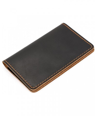 Slim Leather Wallet Credit Card Holder - Thin Minimalist Bifold Simple Card Case Front Pocket Wallets for Men Women (Dark Bro...