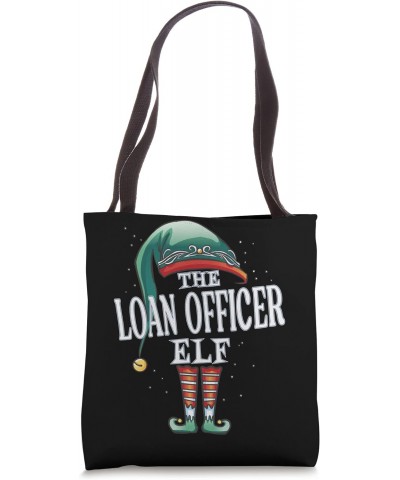 Loan Officer Elf Christmas Group Xmas Pajama Party Tote Bag $13.90 Totes