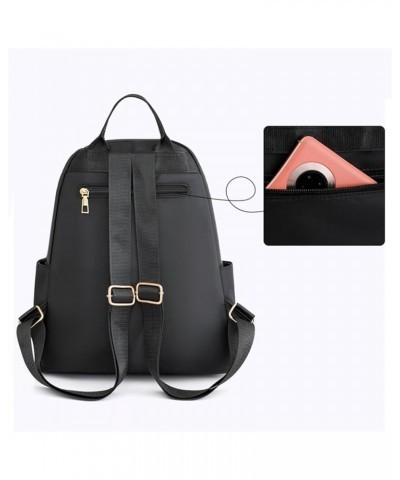 Backpack for Women, Fashion Nylon Small Backpack Purse, Travel Backpack Bookbag Casual Daypack,Grey Black $10.77 Backpacks