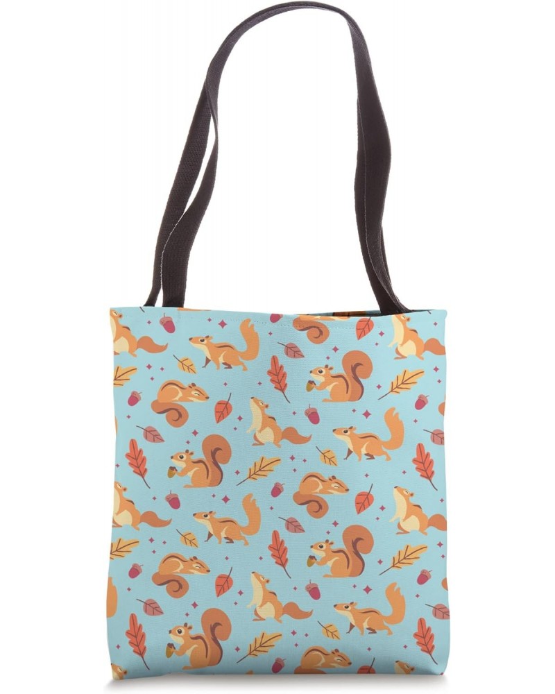 Fall Leaves 2022 Autumn Squirrel Tote Bag $10.76 Totes