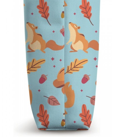 Fall Leaves 2022 Autumn Squirrel Tote Bag $10.76 Totes