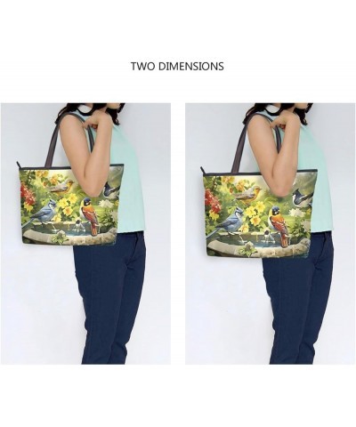 Women Tote Bags Flowers Floral Bird Spring Top Handle Satchel Handbags Shoulder Bag for Shopping 20847886 Flowers $12.59 Satc...