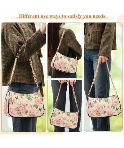 Women Handbag Purses Butterflies in The Light Chain Shoulder bag Chain Clutch Tote Handbags Hobo Shoulder Bag Pattern 223 $14...