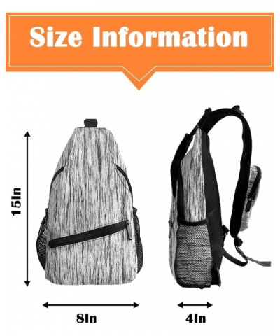 Crossbody Bags for Men Women Waterproof Sling Bag Shoulder Chest Bag Backpack Daypack for Hiking Travel Sports Running Textur...