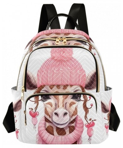 Small Backpack Purse for Women, Warm Giraffe Travel Bag Casual Daypack Shoulder Bag Small $16.92 Backpacks