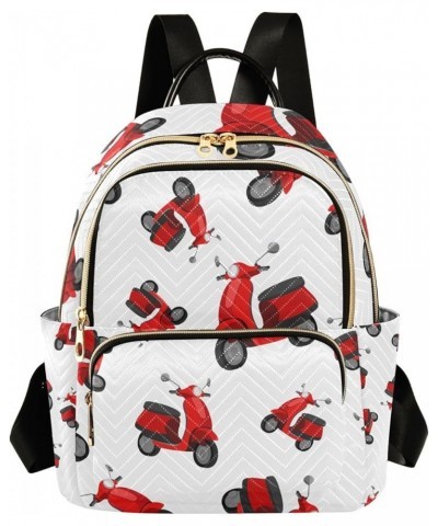 Women Backpack Scooters Cute Anti-Theft Travel Backpack with Luggage Belt Lightweight Handbag Lady Purse Roomy Double Zipper ...