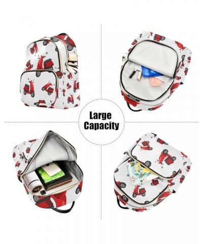 Women Backpack Scooters Cute Anti-Theft Travel Backpack with Luggage Belt Lightweight Handbag Lady Purse Roomy Double Zipper ...