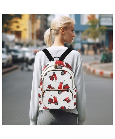 Women Backpack Scooters Cute Anti-Theft Travel Backpack with Luggage Belt Lightweight Handbag Lady Purse Roomy Double Zipper ...