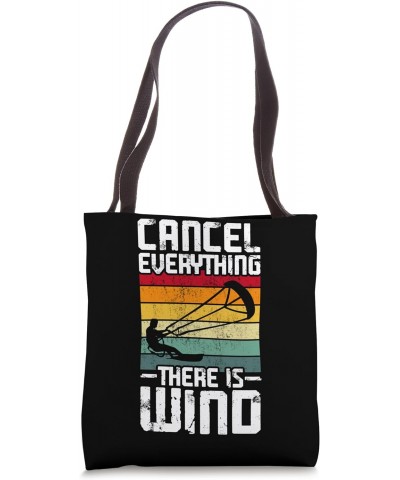 Cancel everything there is Wind Surf Sports Kite Kitesurfing Tote Bag $11.12 Totes