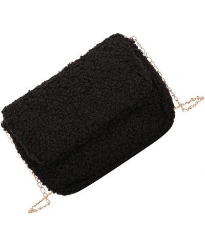 1pc plush small square bag women Crossbody Purse women Crossbody Handbag Plush Shoulder Bag women Crossbody Wallet Plush Cros...