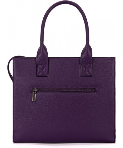 Tote Bag for Women Crossbody Satchel Bag Plain Purple $31.85 Totes