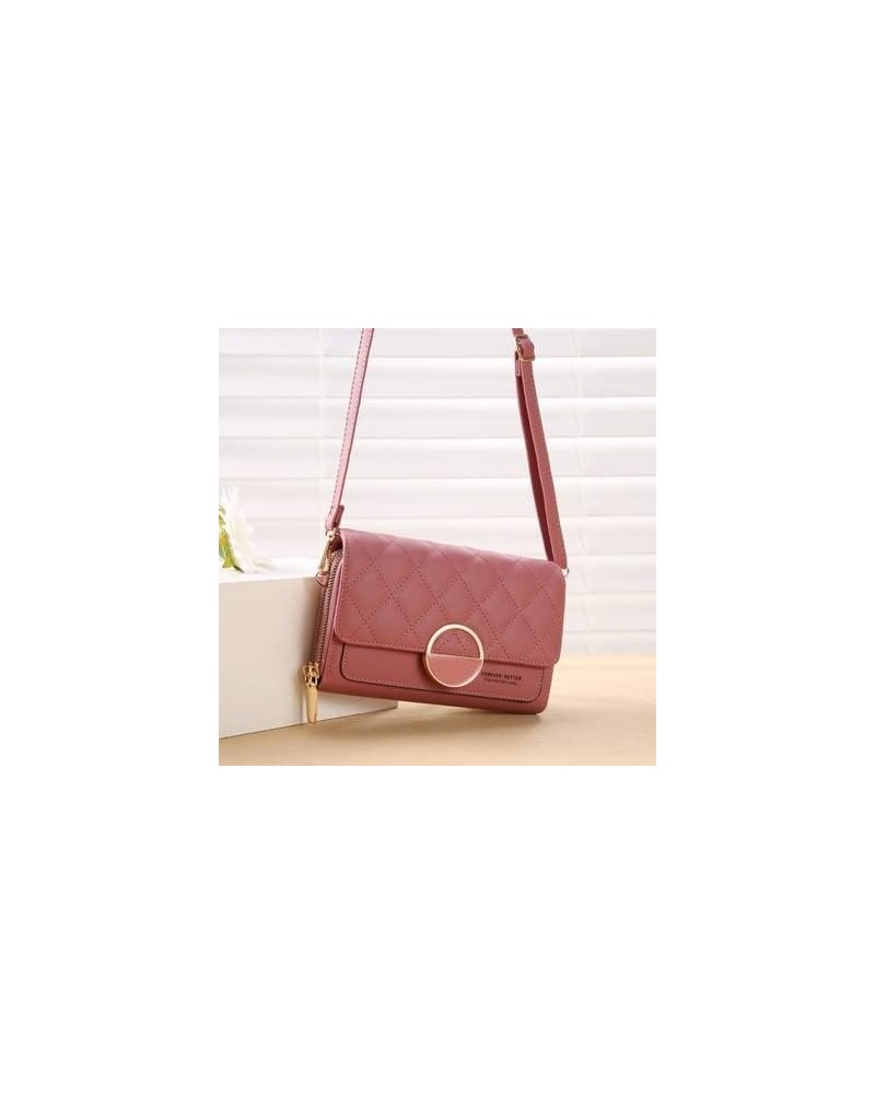 Crossbody Bag Ladies Shoulder Bag Fashion Ladies Wallet Small Square Bag Thin Strap (Color : A) E $26.52 Wallets