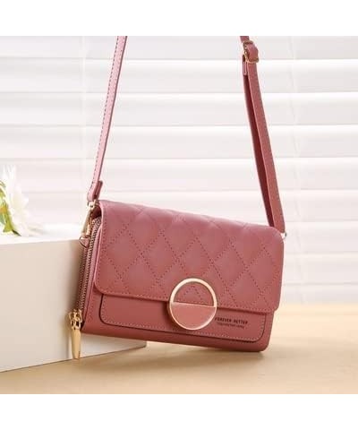 Crossbody Bag Ladies Shoulder Bag Fashion Ladies Wallet Small Square Bag Thin Strap (Color : A) E $26.52 Wallets