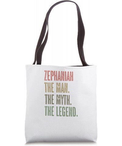 ZEPHANIAH the Man the Myth the LEGEND | Funny, Men Boy Name Tote Bag $15.67 Totes