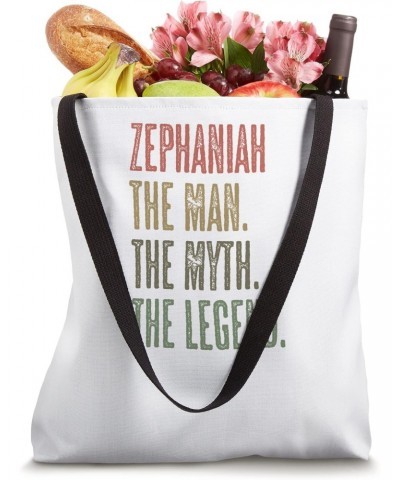 ZEPHANIAH the Man the Myth the LEGEND | Funny, Men Boy Name Tote Bag $15.67 Totes