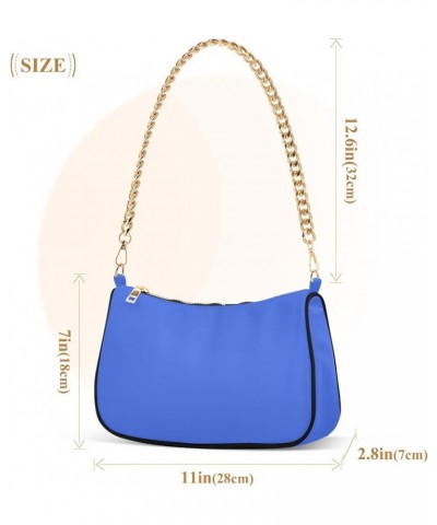 Lavender Women's Shoulder Handbag Clutch Shoulder Tote HandBag Royal Blue $14.26 Shoulder Bags