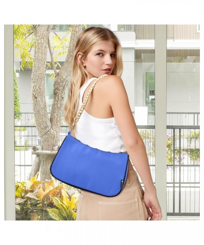 Lavender Women's Shoulder Handbag Clutch Shoulder Tote HandBag Royal Blue $14.26 Shoulder Bags