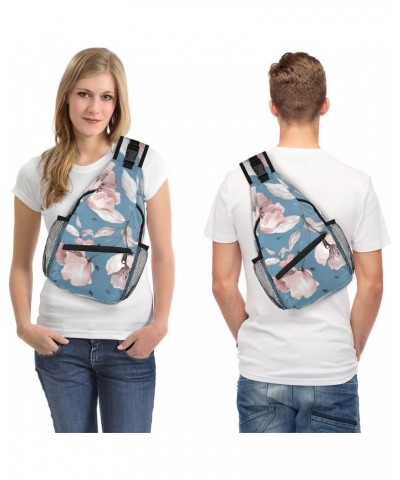 Blossom Sling Bag for Women Crossbody Backpack Purse Shoulder Casual Daypack Cross Body Bags for Travel Cycling Hiking $17.43...