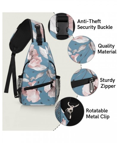 Blossom Sling Bag for Women Crossbody Backpack Purse Shoulder Casual Daypack Cross Body Bags for Travel Cycling Hiking $17.43...