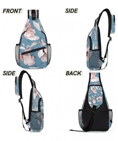 Blossom Sling Bag for Women Crossbody Backpack Purse Shoulder Casual Daypack Cross Body Bags for Travel Cycling Hiking $17.43...