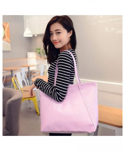 Capacity Solid Messenger High Women Bags Handbag Satchel Shoulder Ski Carriers Ski Tote Purple $10.65 Totes