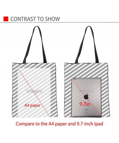 Tote Bags for Women Beach Purses Travel Handbags Canvas Shoulder Multi-5 $10.80 Shoulder Bags