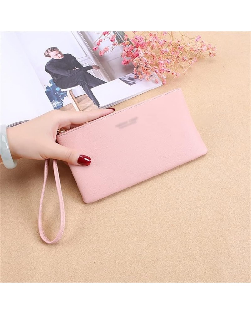 Zipper Ladies Long Wallet Coin Purse Wallet Fashion Clutch Bag Large Capacity Ladies Wallet (Color : A) C $39.39 Wallets