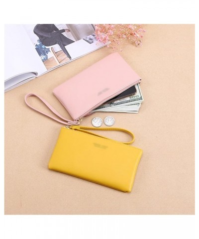 Zipper Ladies Long Wallet Coin Purse Wallet Fashion Clutch Bag Large Capacity Ladies Wallet (Color : A) C $39.39 Wallets