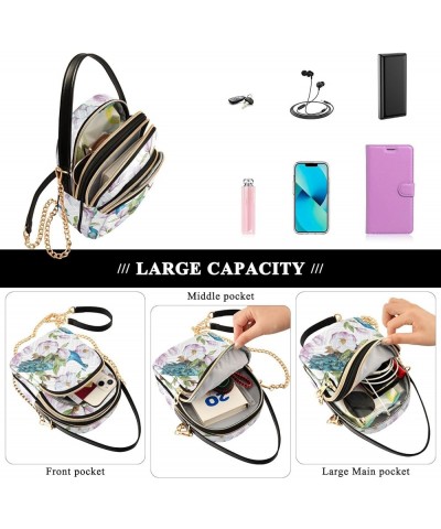 Small Crossbody Handbag for Women Mini Over Shoulder Purse with Three Zippered Pockets Durable Travel Purse Color-hf030 $12.5...