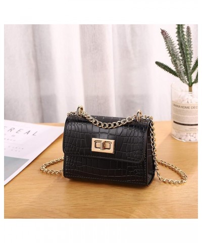 Purses for Women Shoulder Bag Ladies Bag Shoulder Bag Messenger All-match Handbag Fashion Bag (Black, One Size) Black One Siz...