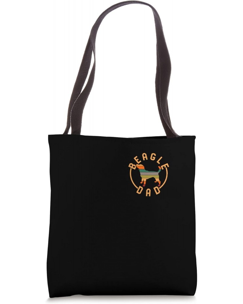 Father Beagle Dad Tee Protector Provider Disciplinarian Sarc Tote Bag $15.25 Totes