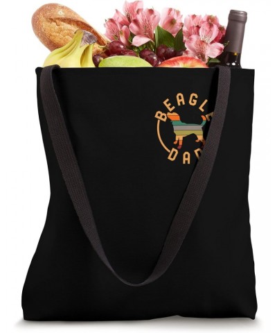 Father Beagle Dad Tee Protector Provider Disciplinarian Sarc Tote Bag $15.25 Totes