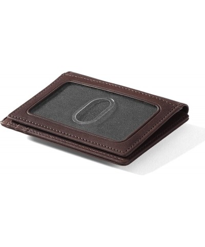 Mahogany Men's Money Clip Card Holder Wallet with ID Window Mahogany $46.20 Wallets