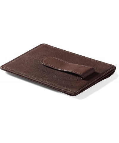 Mahogany Men's Money Clip Card Holder Wallet with ID Window Mahogany $46.20 Wallets