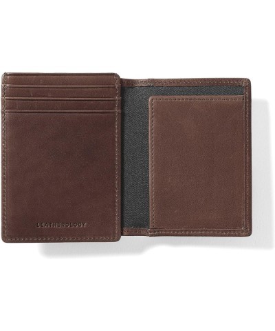 Mahogany Men's Money Clip Card Holder Wallet with ID Window Mahogany $46.20 Wallets