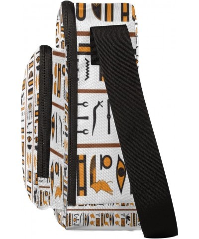 Egypt Art Small Crossbody Bags for Women Trendy Cross Body Phone Purse Wallet Egyptian Culture Mens Travel Crossbody Bag Side...