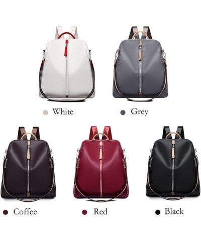 Women Leather Backpacks Fashion Female Shoulder Bag Travel Ladies Bagpack Fashion Bags For Womens (Color : Black, Size : 13 *...