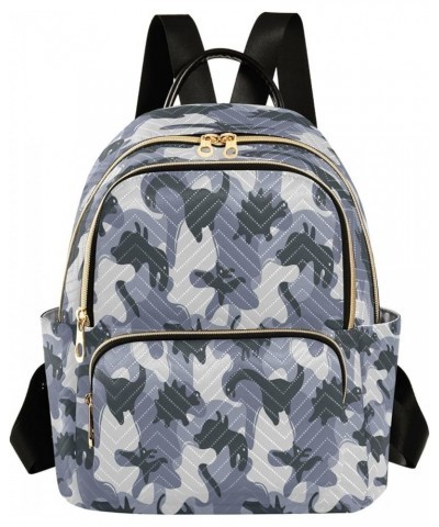 Camouflage Army Women Backpack Purse Ladies Fashion Shoulder Bag Daypack Travel Bag 7.5L Small $17.66 Backpacks