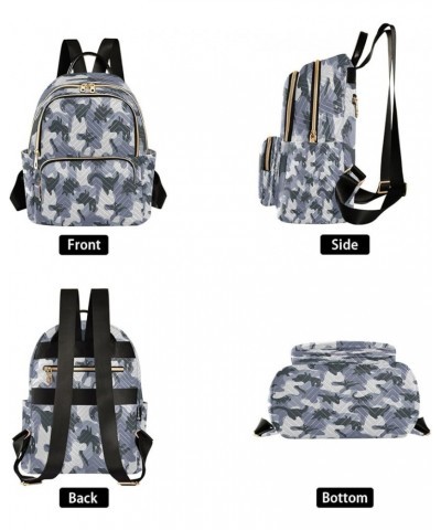 Camouflage Army Women Backpack Purse Ladies Fashion Shoulder Bag Daypack Travel Bag 7.5L Small $17.66 Backpacks