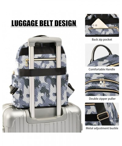 Camouflage Army Women Backpack Purse Ladies Fashion Shoulder Bag Daypack Travel Bag 7.5L Small $17.66 Backpacks