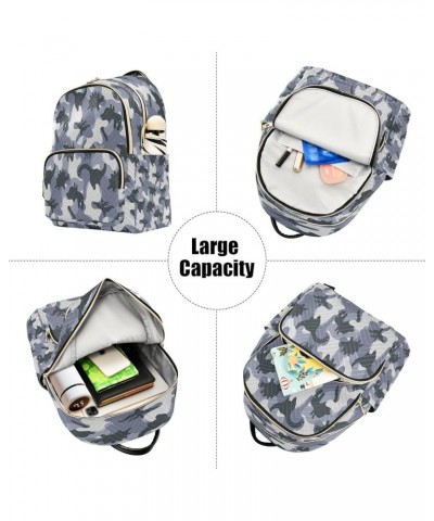 Camouflage Army Women Backpack Purse Ladies Fashion Shoulder Bag Daypack Travel Bag 7.5L Small $17.66 Backpacks