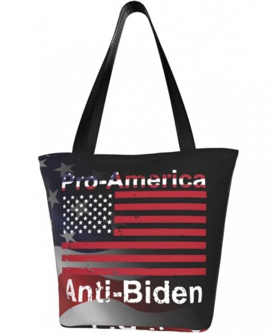 Pro America Anti Biden Fashion Shoulder Bag Large Capacity For Man Or Woman $18.75 Totes