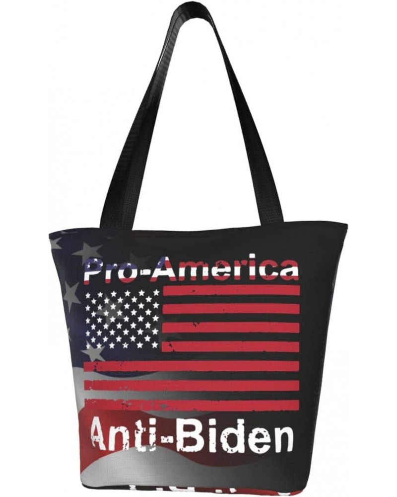 Pro America Anti Biden Fashion Shoulder Bag Large Capacity For Man Or Woman $18.75 Totes