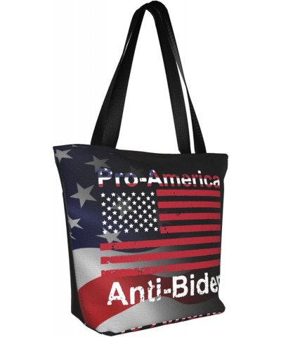 Pro America Anti Biden Fashion Shoulder Bag Large Capacity For Man Or Woman $18.75 Totes